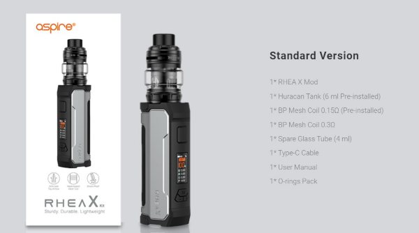 Rhea X Aspire Complete Kit 100W | Svapoebasta